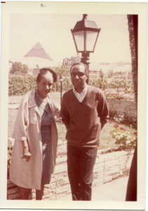 Shirley Graham Du Bois and son David Graham Du Bois