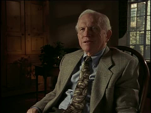 NOVA; Interview with Frank Borman, astronaut and Commander on Apollo 8, part 1 of 2