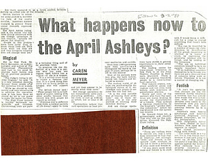 What Happens Now to the April Ashleys?