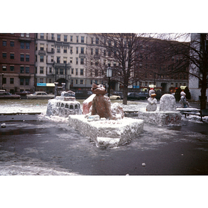 Snow sculpture contest