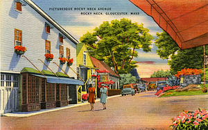 Picturesque Rocky Neck Avenue, Rocky Neck, Gloucester, Mass.