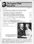 The Eugene O'Neill Newsletter vol. 12, nos. 1, 1988