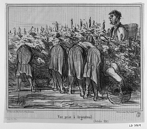 Vue prise a Argenteuil (Octobre 1856).