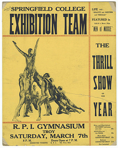 Springfield College Exhibition Team Poster