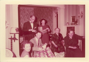 3 generations Christmas 1955