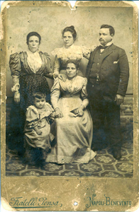 My father at 18 months, with his mother, father, and aunts