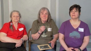 Barbara Baxter, Lisa Consalvo and Martha McDonough at the Hyde Park Mass. Memories Road Show: Video Interview