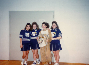 Basketball cheerleaders