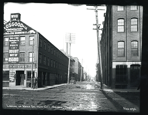 Looking up Water Street from City Square, Charlestown