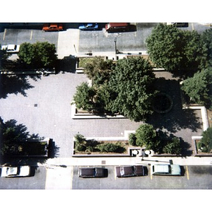 Bird's-eye view of Plaza Betances.