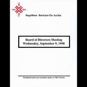 Board of Directors meeting.