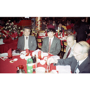 Henry Wong and You King Yee attend a Chinese Progressive Association celebration of the Lunar New Year