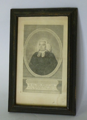 Engraving of Reverend John Murray (1742-1793)