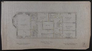 Fourth Floor Plan, House for James Means, Esq., Bay State Road, Boston, Feby. 26, 1897