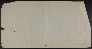 Inch Scale Elevations of Study, House at #3 Com'nw'lth Ave., Boston, Mass., undated
