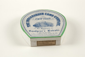 Box for Children's Long Combs no. 50, The India Rubber Comb Company, New York, New York, undated