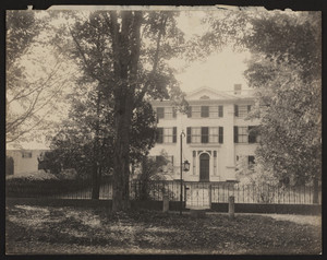 Exterior view of the Barrett House, New Ipswich, New Hampshire, October 1907