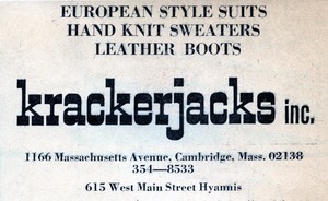 Krackerjacks advertisement