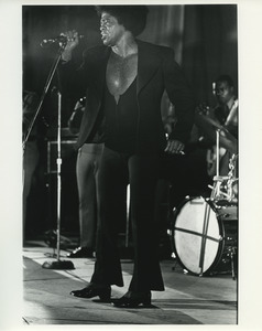 James Brown performing on Rikers Island