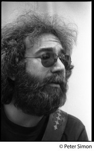 Jerry Garcia: portrait close-up