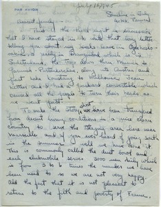 Letter from Maida Riggs to Riggs family