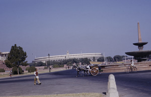 Indian Parliament area of New Delhi