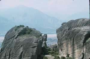 Cliffside gorge near Kalambaka