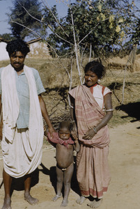 Family in a village near Ranchi