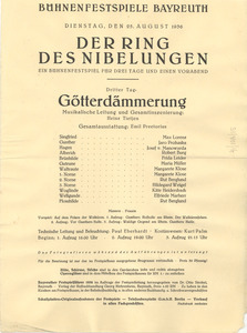 Der Ring Des Nibelungen program