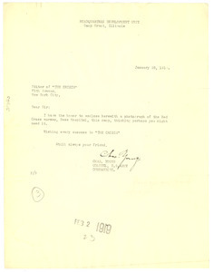 Letter from Charles Young to Editor of the Crisis