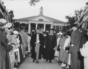 Commencement at Goodell Library