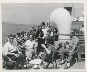 Accordion music on boat ride