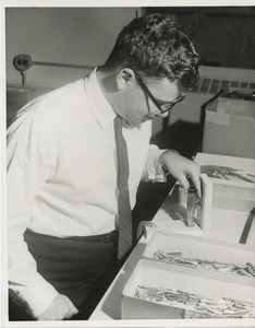 Leonard Rosen assembling a screwdriver