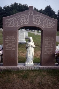 Sacred Heart Cemetery (Laconia, N.H.) gravestone: Fecteau family