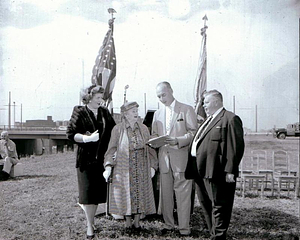 Sweetser Overpass dedication, September 25, 1958