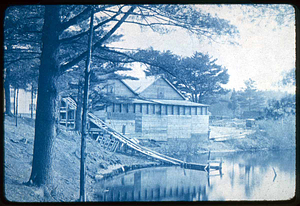 Saugus Center, Fisk Ice House on Lilly Pond