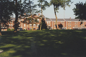 Townhouses front view (June, 2002)