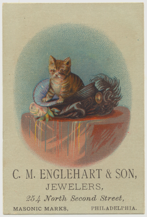 Victorian trade card, between 1870 and 1885