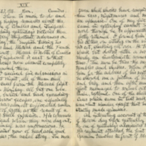 A Case of Shell-Shock from the Diary of Paul Dudley White, September 27, 1916.