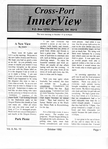 Cross-Port InnerView, Vol. 8 No. 10 (October, 1992)
