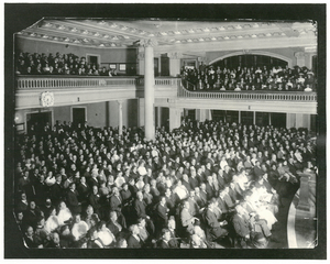 Photograph of Ford Hall Forum audience, undated