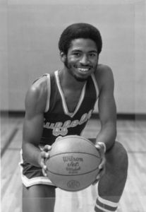 Suffolk University men's basketball player Donovan Little, 1978
