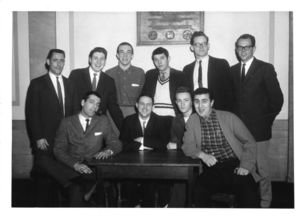 Members of Suffolk University's Drama Club, 1961