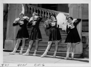 1961 Suffolk University cheerleading team