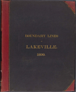 Atlas of the boundaries of the town of Lakeville, Plymouth County