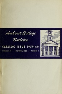 Amherst College Catalog 1959/1960