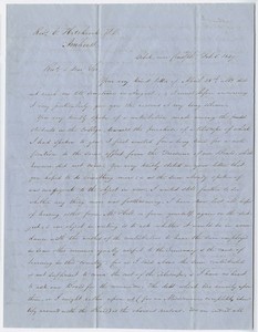 Henry J. Van-Lennep letter to Edward Hitchcock, 1849 February 5