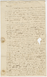 Edward Hitchcock letter to Benjamin Silliman, 1825 January 24