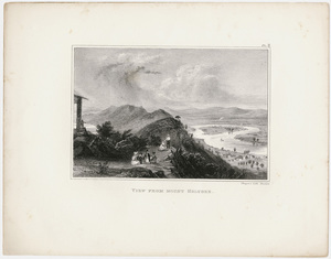 Plate, "View from Mount Holyoke," 1841