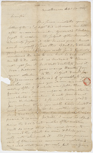 Benjamin Silliman letter to Edward Hitchcock, 1821 September 20